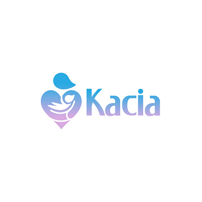 Kacia_ Logo Design adobe illustrator baby branding creative design design graphic design kacia logo logo design mom mother
