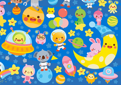 Some illustrated games for kids.