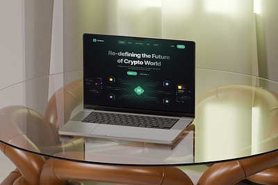 UI Wiki - Crypto Landing Page UI Design fintech web concept
