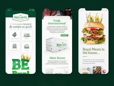 mobile web design art design everson graphic design green hamburger id layout mayer meat post responsive social ui