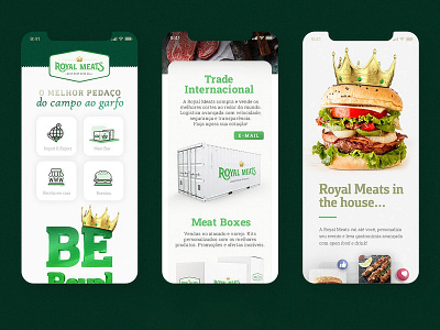 mobile web design art design everson graphic design green hamburger id layout mayer meat post responsive social ui