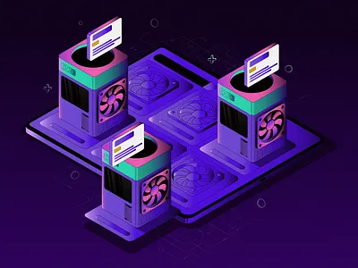 ASIC marketplace (physical & digital) 3d illustration branding digital marketplace graphic design illustration marketplace online ui vector