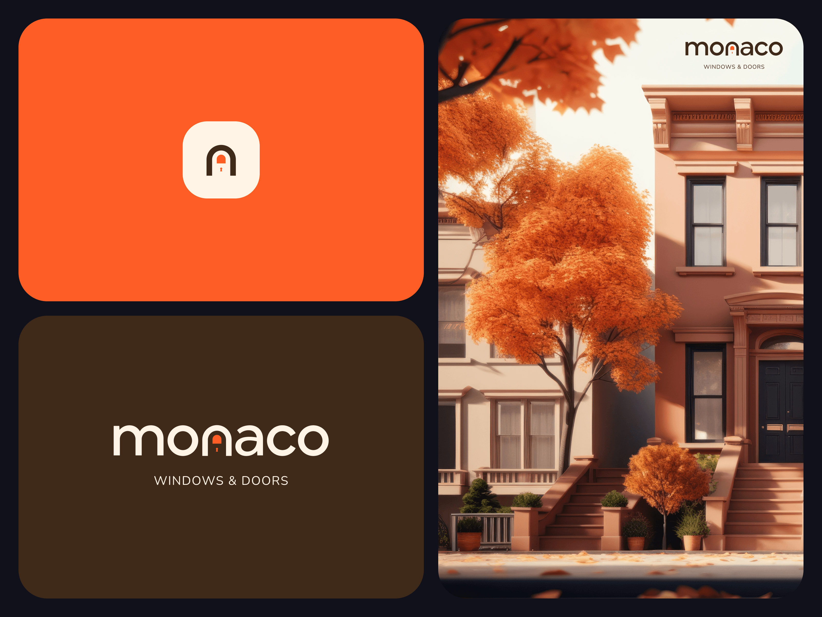 ✨ Monaco Windows & Doors — Logo Exploration 3d animatedlogo animation brandexploration brandidentity branding cleanidentity designstudio dribbble graphic design identitydesign logo logodesign logoexploration logoinspiration minimaldesign motion graphics motiondesign ui visualidentity