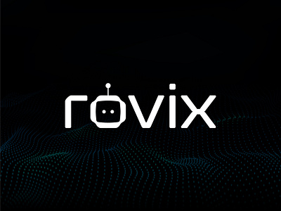 Autonomous and Educational Robot Logo 3d autonomous logo autonomous robot logo branding custom logo design educational logo educational robot logo graphic design illustration logo logo design minimalist logo robot logo rovix logo