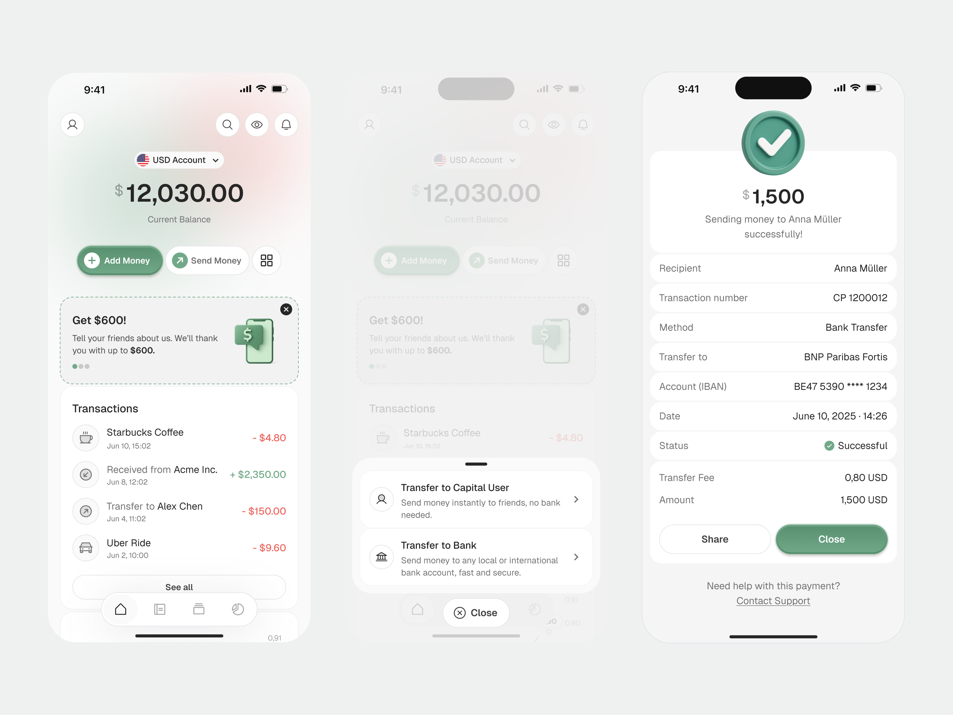 Example of Finance - Mobile App