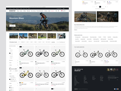 Velomotion Online Store – Catalog - E-Commerce card cart catalog e commerce filters graphic design header hover product cards seo shop store ui ux web