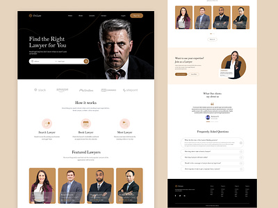 Lawyer Finding and Booking Web Design attorney consulting creative design landing page law lawyer lawyer booking lawyer finding legal minimal modern online trendy ui ui design ux web web design website