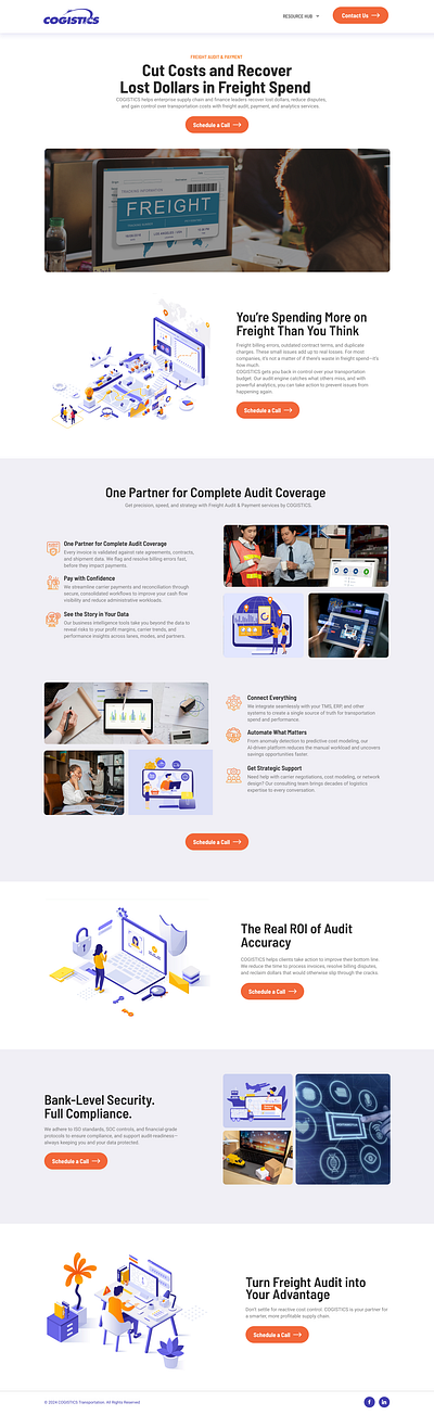 Cogistics - Landing Page