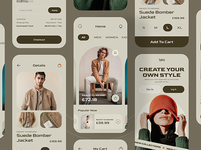 E-Commerce App app app design app ui ecommerce ecommerce app fashion app fashion app design ui ux