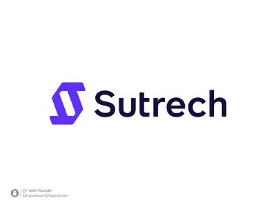 Sutrech - Artificial Intelligence Logo Design - Branding ai ai business ai logo artificial intelligence bot brand logo branding iconographic intelligent logo logos modern minimal s a b c d e f g h simple software symbol tech technology visual
