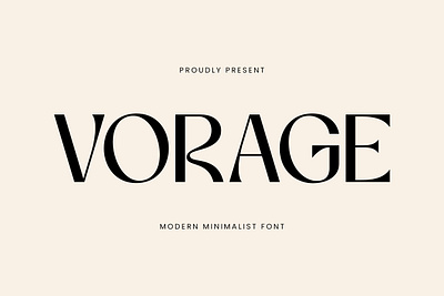 Vorage | Modern Minimalist Typeface branding design display font font font duo fonts free logo logo font logotype luxury font minimalist modern font sans serif serif type type design typeface typography