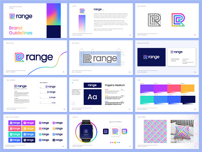 R Modern Logo Design & Brand Identity Guideline brand guide brand guideline brand identity branding color company design graphics designer guideline icon identity letter logo logo design logo designer logodesign logotype minimal modern logo monogram