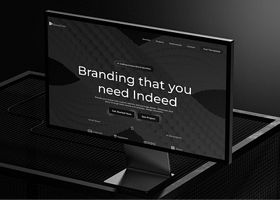 Sleek Portfolio & Agency Redesign | UI/UX agency creative graphic design marketing monochromatic personal portfolio typographic ui uiux ux website