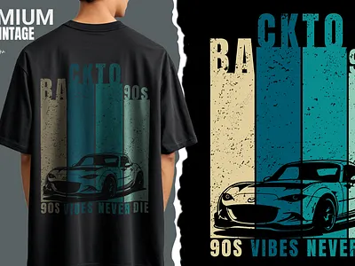 90s Vintage T-Shirt Design retro vibes