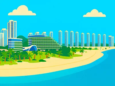 Forest City, Malaysia branding design graphic design illustration ui vector visual