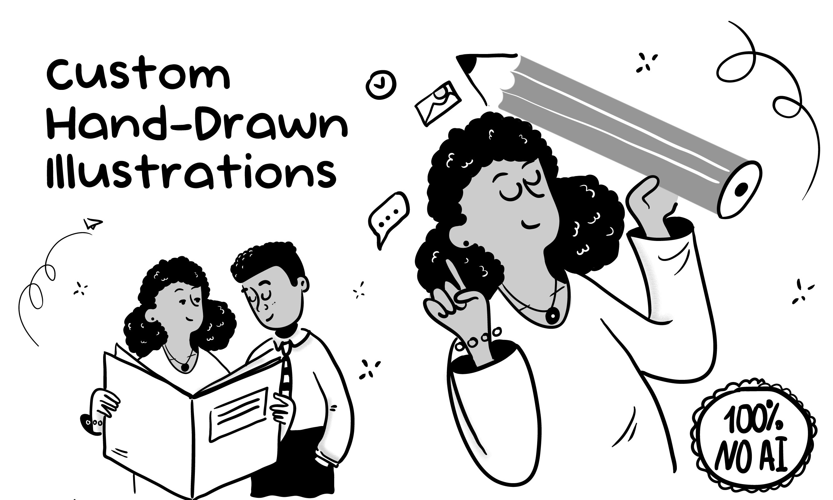 Doodle for blog 2d 2d illustration artist branding character design design doodle fantasy art fine art illustration illustrator line art ui