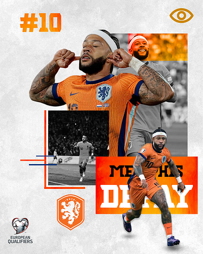 Memphis Depay. #graphicdesign #visualsbybf branding design graphic design