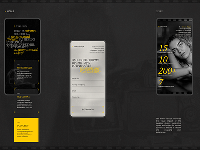 Landing Page for photographer branding design development site graphic design illustration landing page site ui website