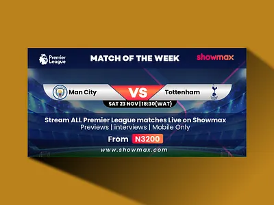 Match of the week 3d graphic design