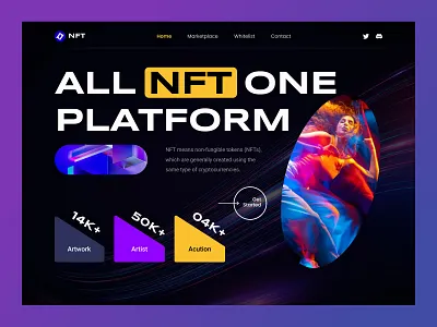NFT Marketplace - Website Design blockchain cryptoart cryptocurrency digitsl nft etherium landing page marketplace metaverse minimal nft nft collection nft market nft marketplace nft platform nft web nftart pixency ui design ux design website