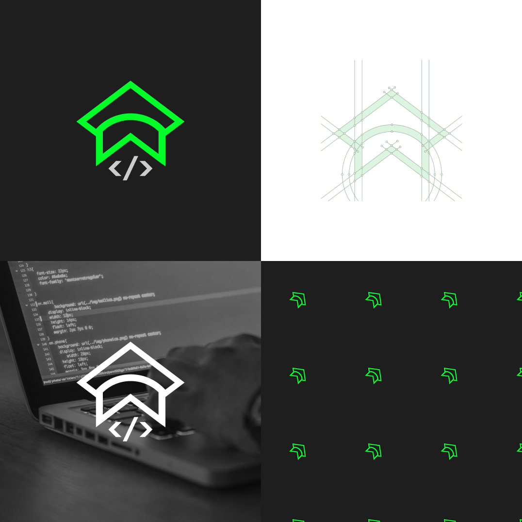 Codera - Brand Identity Design board branding brochure graphic design identity logo pattern