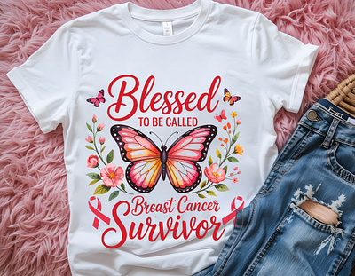 Brest Cancer T-shirt 👚 branding costom design creative design graphic design illustration logo ux vector