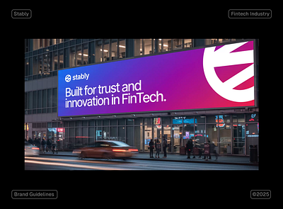 Stably – FinTech Brand Guidelines & Visual Identity brand design brand guidelines brand identity brandbook design branding design fintech branding fintech design fintech logo logo logo design logo mark minimal modern branding redesign ui visual identity