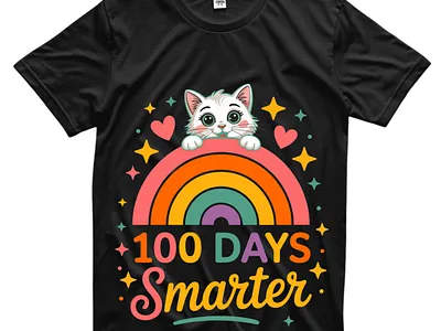 100 days T-shirt Design branding costom design creative design graphic design illustration logo ux vector