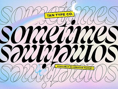 TAN - SOMETIMES Display Font bold bold font branding design display font display italic font italic bold modern retro serif stylish font tan sometimes display font vintage