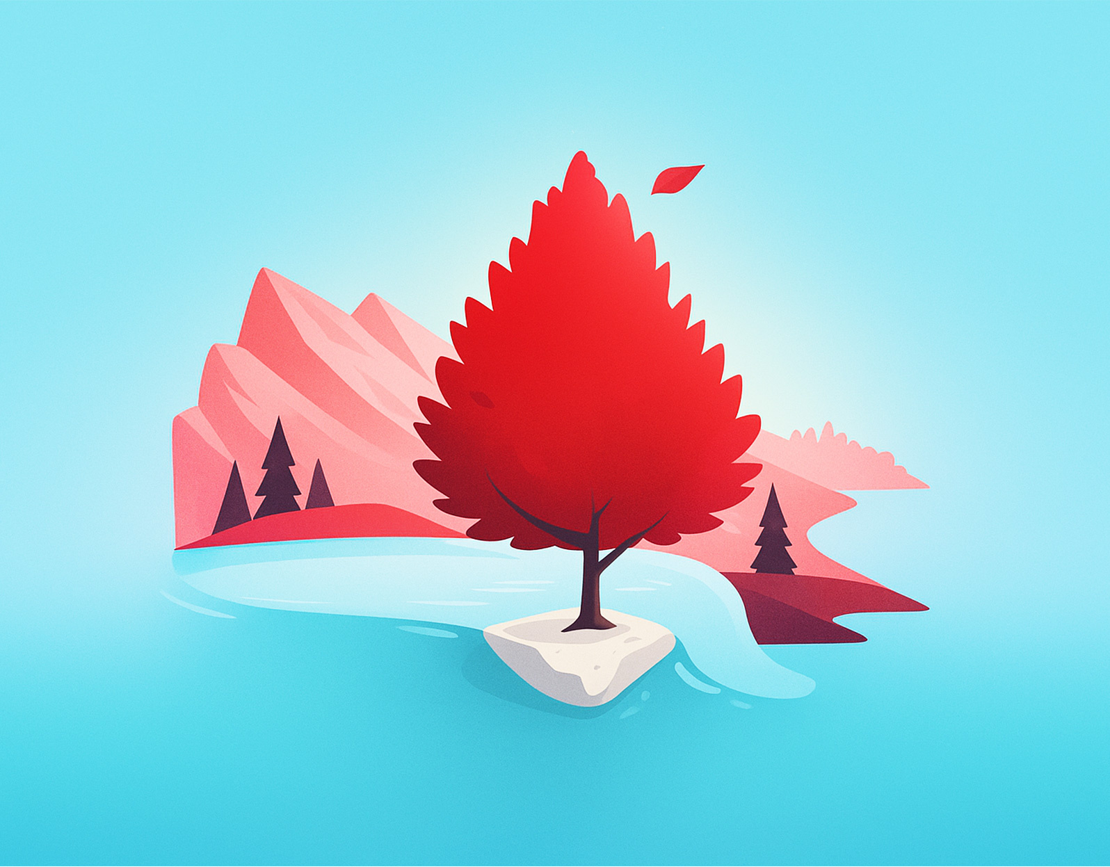 Maple Water Teaser 2d aftereffect animation clip design edit graphic design mix motion design motion graphics premiere teaser video