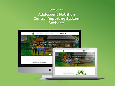 Adolescent Nutrition Central Reporting System app design