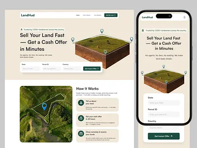 Real Estate Landing page - Land Buying Website apartment booking building housingdesign landbuying landing page property landing page propertydesign real estate real estate agency real estate web real estate website realestate realestatelandingpage realestatewebsite web designer website template