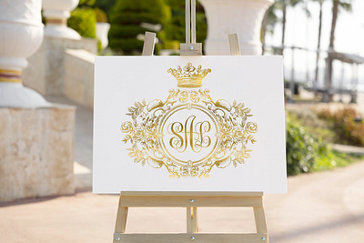 Royal Wedding Logo bespoke wedding logo custom monogram custom wedding logo logo luxury logo luxury wedding logo wedding wedding logo wedding monogram