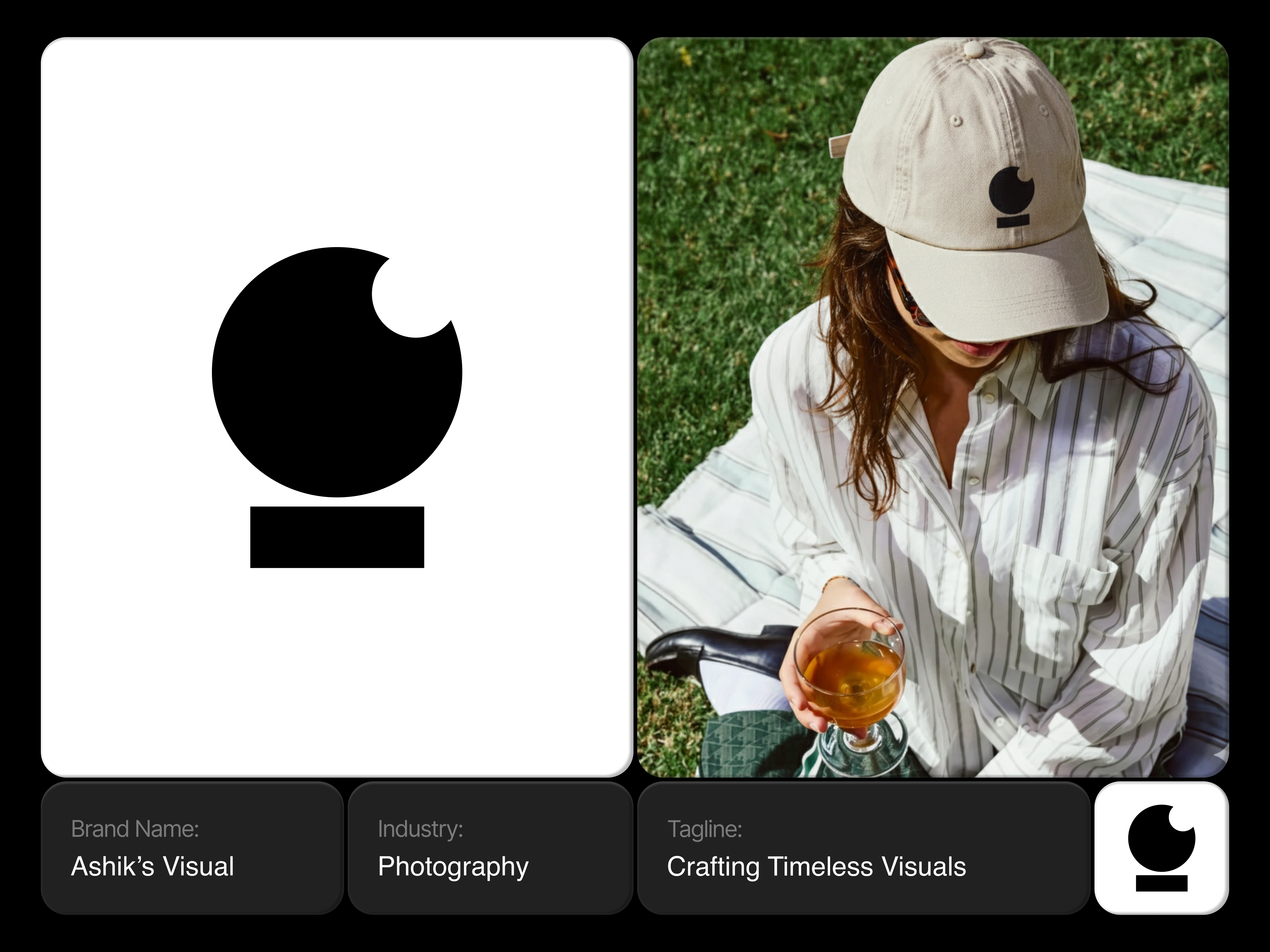 Ashik’s Visual – Minimal Logo Design for Photography Brand black and white logo brand design brand identity branding creative logo design graphic design lens icon logo logo design logo mark logo type minimal logo modern logo mark personal branding photography logo symbolic logo visual logo