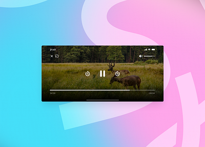 DailyUI Challenge #057 — Video Player app dailyui day 57 design graphic design ios mobile ui video player