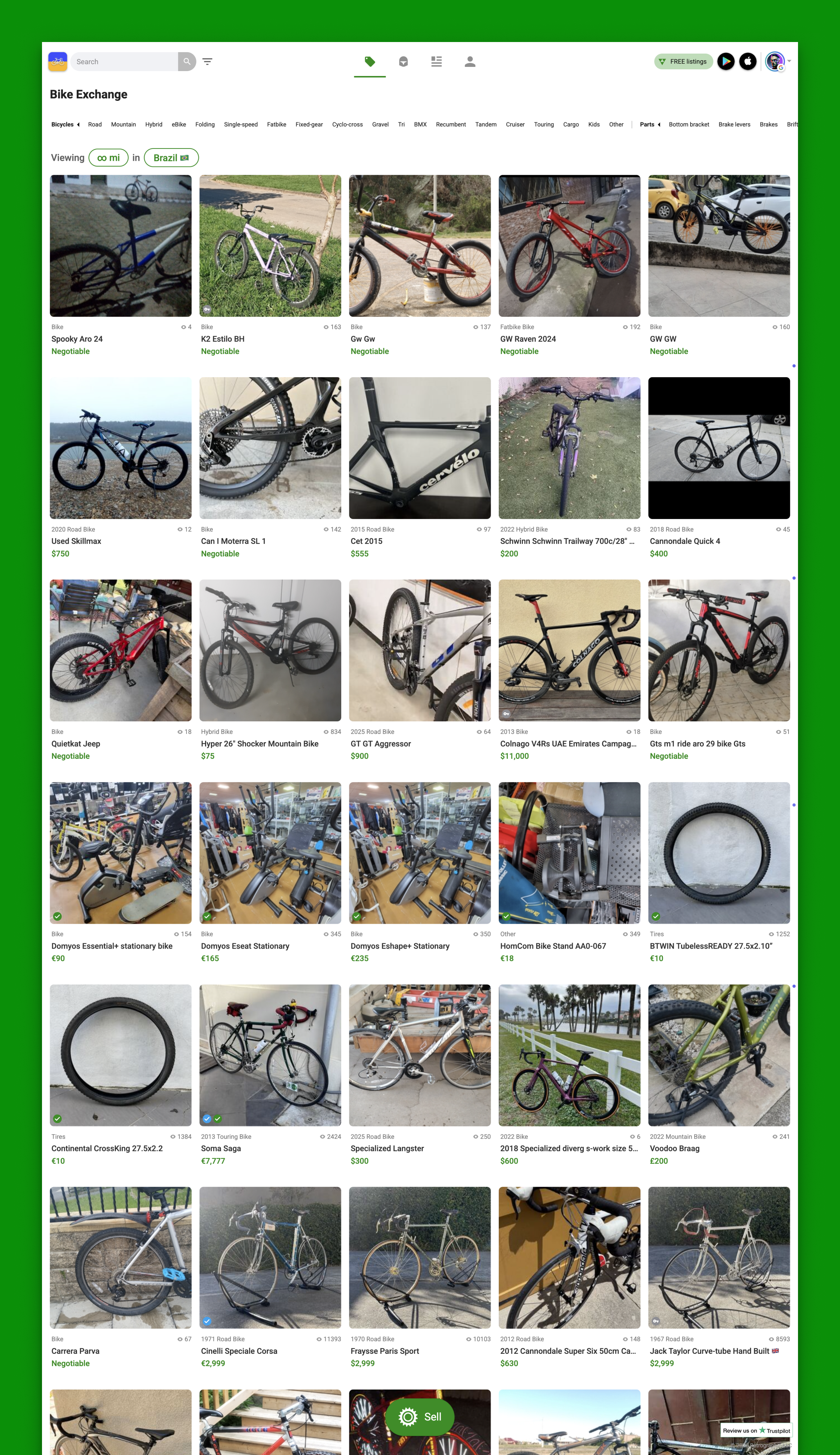 Sprocket Web For Sale Tab Redesign ( Desktop ) bicicleta bicycle bike brazil buy cycle desktop dog earn grid india marketplace responsive sell shop sprocket ui ux web website