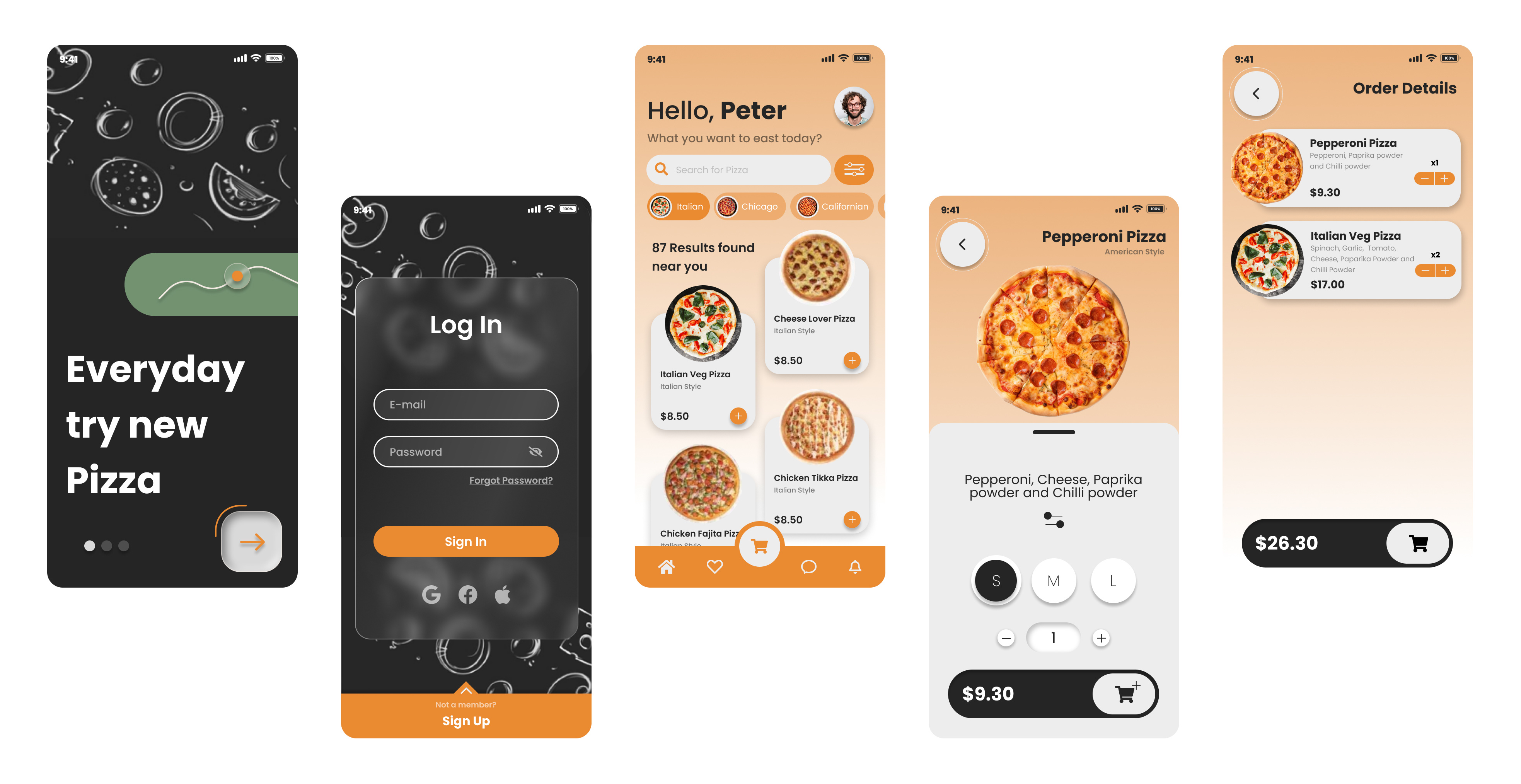 Example of Professional Website UI Deisgn