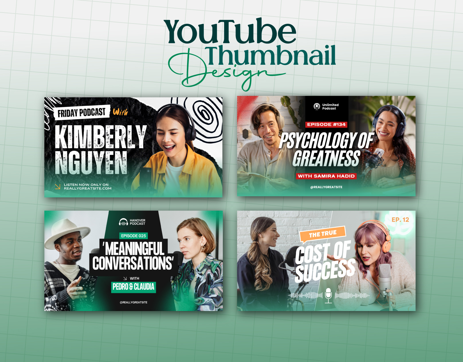 Youtube Thumbnail (Podcast) creative design graphic design podcast thumbnail thumbnail design youtube youtube thumbnail