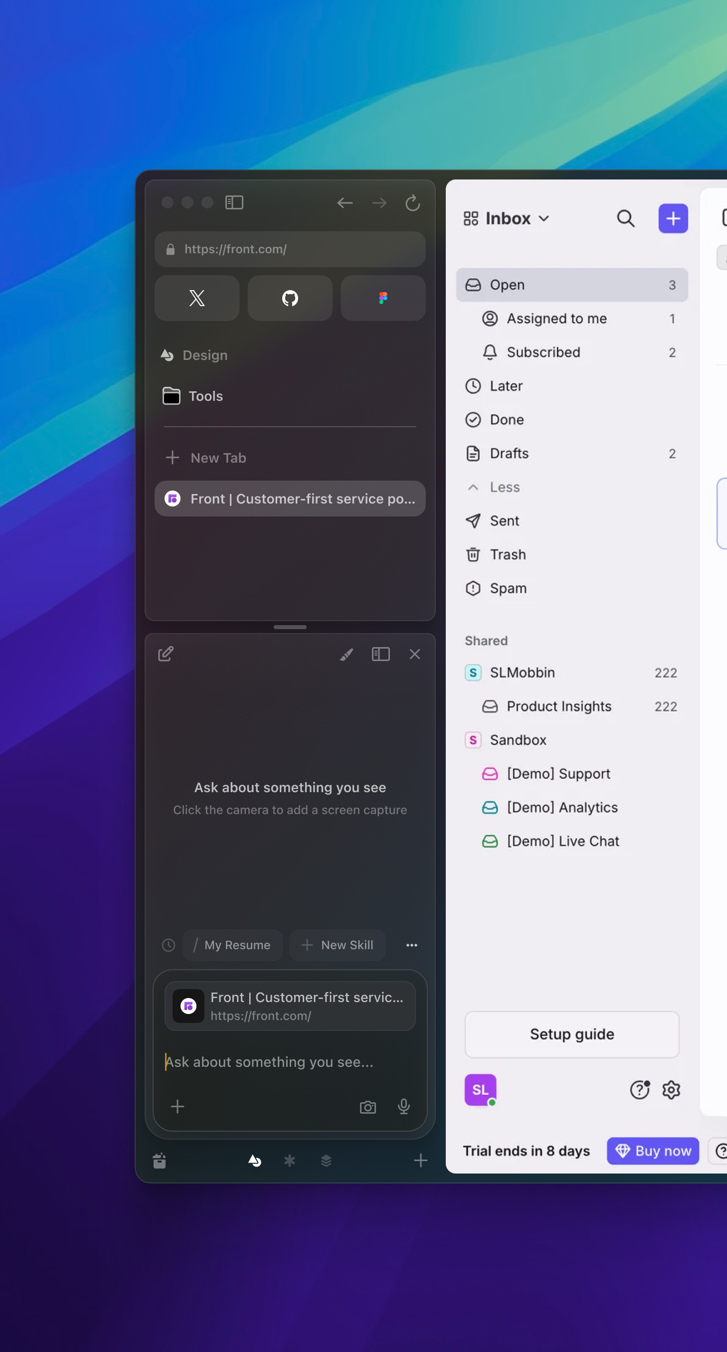 What if "The Browser Company" Built Dia right inside Arc? arc dashboard design design inspiration dia figma product design thebrowswercompany ui ux