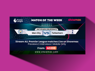 Match of the week 3d branding graphic design
