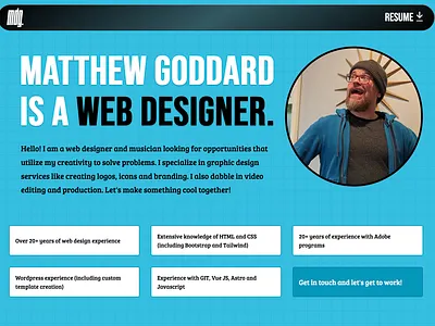 matthewgoddard.com details branding design flawed human being graphic design logo portfolio profile ui web design