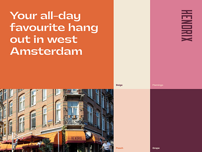 Branding restaurant Amsterdam branding graphic design