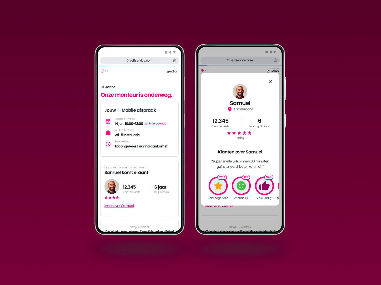 TMobile service page design by Paulien Emily on Dribbble