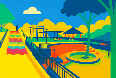 The Nice Park, Indonesia branding design graphic design illustration ui vector visual