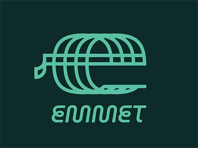 Emmet branding e green logo