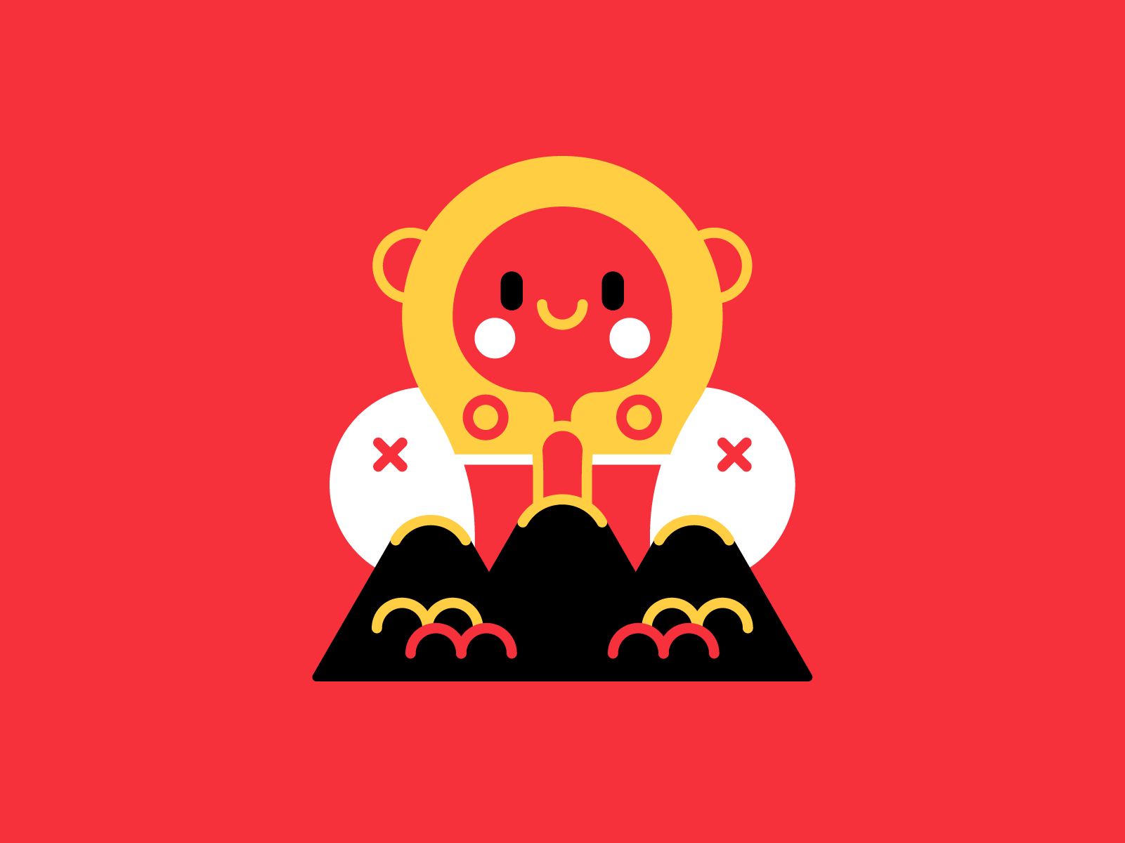 Diario Diario 16 - 160 blue geometric happy illustration red vector yellow