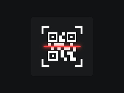 QR Scan Animation figma icon motion graphics saas ui
