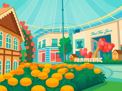 Paris Van Java, Indonesia branding design graphic design illustration ui vector visual