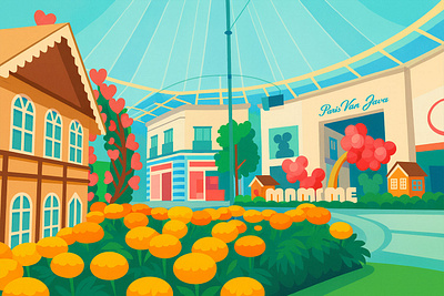 Paris Van Java, Indonesia branding design graphic design illustration ui vector visual