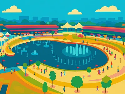 Kiara Artha Park Bandung, Indonesia branding design graphic design illustration ui vector visual